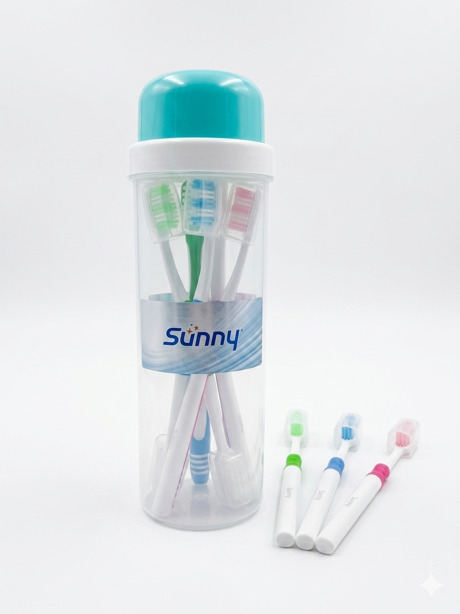 Sunny Toothbrush (with Jar)